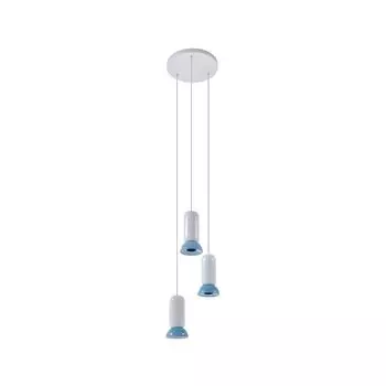 Подвесной светильник Lindby 'Kerimi' белого цвета из керамики