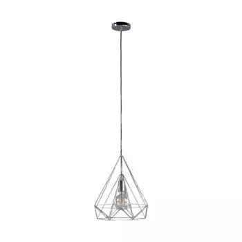 Подвесной светильник Lindby 'Nael' хромированный из металла, серебро