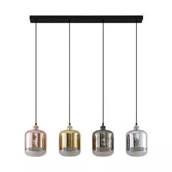 Подвесной светильник Lindby 'Tallinn' черного цвета из металла