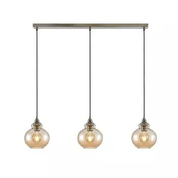 Подвесной светильник Lindby 'Tymoni' кремового цвета из стекла