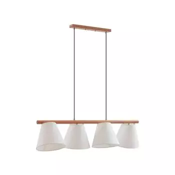 Подвесной светильник Lucande 'Jinda' из текстиля