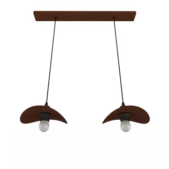 Подвесной светильник Lumicom, 25x30x120 см, темно-коричневый