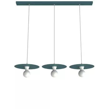 Подвесной светильник Lumicom, 30x30x7 см, синий