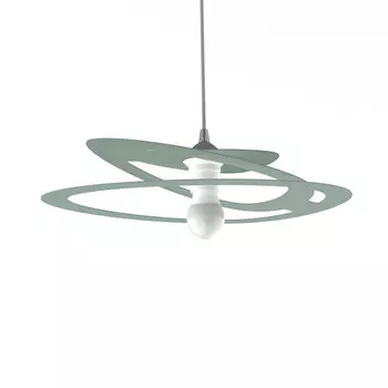 Подвесной светильник Lumicom, 34x40x7,5 см, зеленый