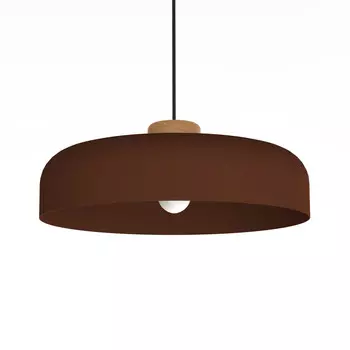 Подвесной светильник Lumicom, 40x40x10 см, темно-коричневый