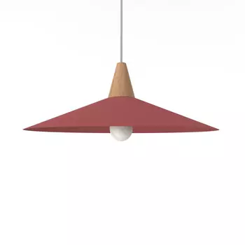 Подвесной светильник Lumicom, 40x40x15 см, красный