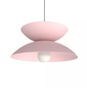Подвесной светильник Lumicom, 40x40x20 см, розовый