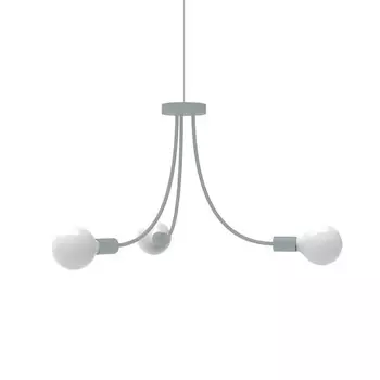 Подвесной светильник Lumicom, 60x60x40 см, серый