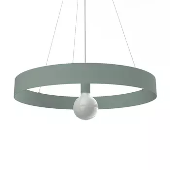 Подвесной светильник Lumicom, 60x60x6 см, зеленый