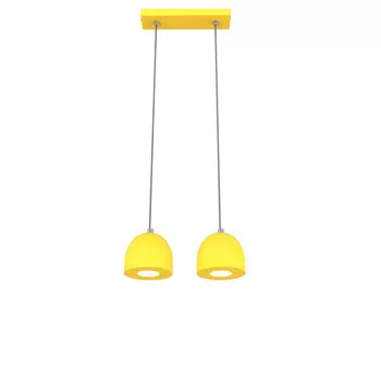 Подвесной светильник Lumicom, 6,5x27x120 см, желтый