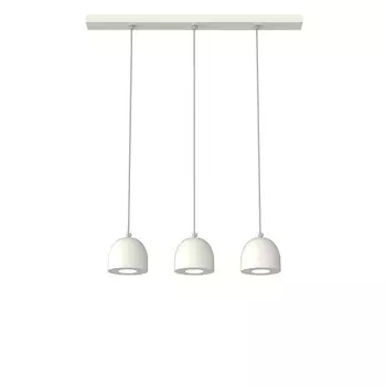 Подвесной светильник Lumicom, 6,5x69x120 см, белый глянцевый