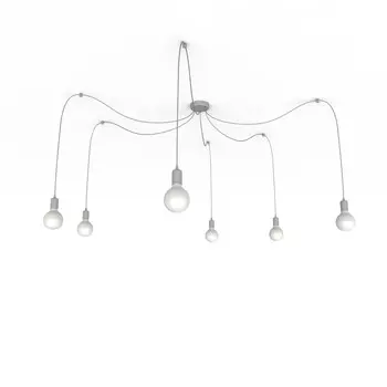 Подвесной светильник Lumicom, 6x6x6 см, серый