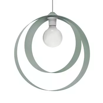 Подвесной светильник Lumicom, 7x40x40 см, зеленый