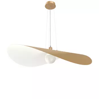 Подвесной светильник Lumicom, 90x90x120 см, золотой