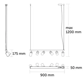 Подвесной светильник Lumicom, красный