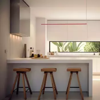 Подвесной светильник Lumicom, красный