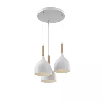 Подвесной светильник Luminex 'Noak' белого цвета из металла, белый