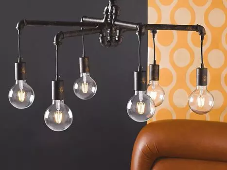 Подвесной светильник Lutec Amarcord ржавого цвета I-AMARCORD-S6 Retro, мультиколор