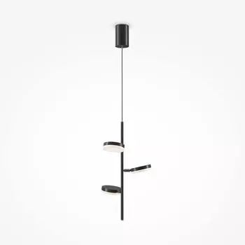 Подвесной светильник Maytoni Fad MOD070PL-L18B3K 3xLED, черный, металл, 3000К, 1100лм Maytoni GmbH