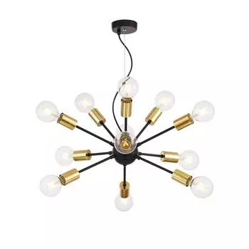 Подвесной светильник Maytoni Jackson T546PL-12B 12xE27, черный, металл, без лампочки Maytoni GmbH