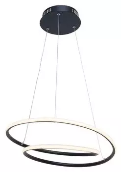 Подвесной светильник Meridia черный белый светодиод 40Вт L:120см 46см Rabalux
