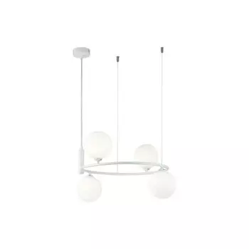 Подвесной светильник, металл, белый матовый, стекло, В 184см Maytoni GmbH