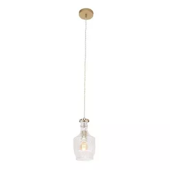 Подвесной светильник, металл, латунь, стекло, H 30 см Steinhauer