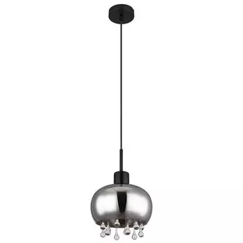 Подвесной светильник, металл, стеклянные кристаллы, D 21 см. etc-shop