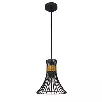 Подвесной светильник, металлические стержни, металл, Globo 54814H etc-shop, черный