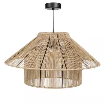 Подвесной светильник Mica Decorations Elsa - H28 x 50 см - джут - светло-коричневый