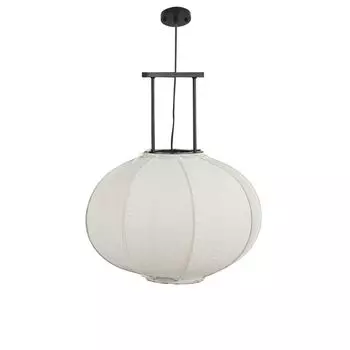 Подвесной светильник Mica Decorations Pego — H55 x 50 см — Лен — Off White, бежевый