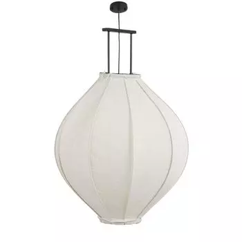 Подвесной светильник Mica Decorations Pego — H94 x 70 см — Лен — Off White, бежевый
