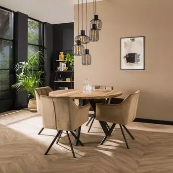 Подвесной светильник Mix с 5 лампочками WohnAura, черный