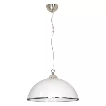 Подвесной светильник ModernIndustry "Single 3" белый пластиковый металлический подвесной светильник для гостиной, обеденного стола Licht-Erlebnisse