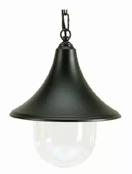 Подвесной светильник наружный 25 см E27 IP43 Черный двор Терраса Алюминиевый уличный светильник в деревенском стиле Licht-Erlebnisse