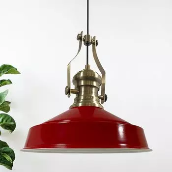 Подвесной светильник | Нео-Аслетль | Подвесная лампа красная винтажная лампа Bamyum