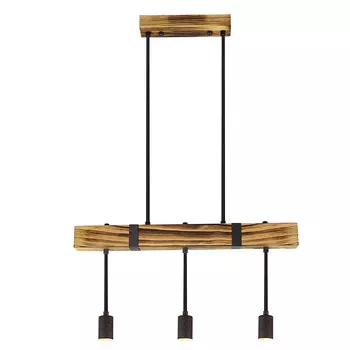 Подвесной светильник Nettlife, 61x25x150 см, коричневый