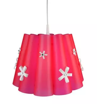 Подвесной светильник Niermann Leuchten Estelle - размеры: 38 см х 38 см х 25 см - цвет: малиновый; 156 Niermann Standby, розовый