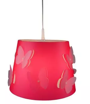 Подвесной светильник Niermann Leuchten Rosalie - размеры: 32 см х 32 см х 23 см - цвет: малиновый; 150 Niermann Standby, розовый