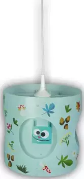 Подвесной светильник niermann "Zanimo", 1 лампочка, лампа E27 | без лампы, вращающийся подвесной светильник Zanimo 25 см, Высота: 27 см, цвет bunt