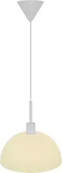 Подвесной светильник Nordlux "Ellen 30", 1 лампочка, лампа E27 | без лампочек 30 см, Высота: 29 см, цвет Opal weiss