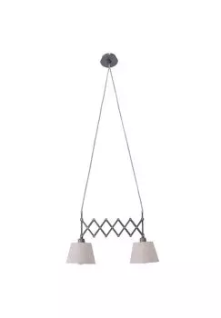 Подвесной светильник-ножницы Adrienne макс. ширина: 35-57см натуральный Nve Leuchten, природа