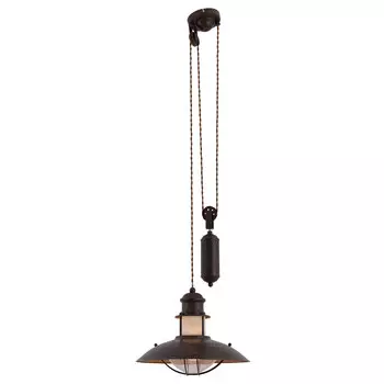 Подвесной светильник Nve, 35x150 см, коричневый