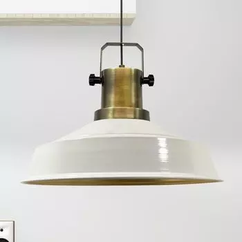 Подвесной светильник обеденный стол Аслетл лампа для гостиной 41 см - белый Bamyum