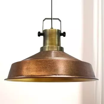 Подвесной светильник обеденный стол Аслетл лампа для гостиной 41 см - медь Bamyum