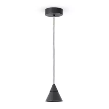 Подвесной светильник, обеденный стол, подвесная лампа, обеденный стол, лампа из бетона, ретро, винтажная лампа Paco Home, черный