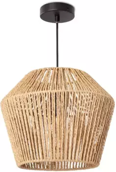 Подвесной светильник Paco Home "Pinto", 1 лампочка, лампа E27 | без лампочки, потолочный светильник из алюминия и бумаги, абажура ок. 33 см, цоколь E27 33 см, Высота: 27 см, черный