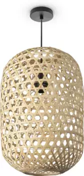 Подвесной светильник Paco Home "PUNU" 30 см, цвет Holz