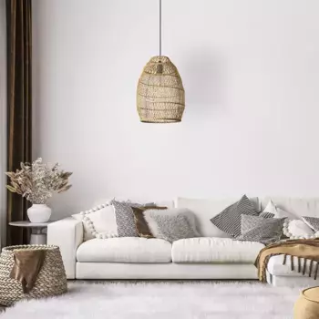 Подвесной светильник Paco Home "VIHMO" 30 см, Высота: 40 см, коричневый