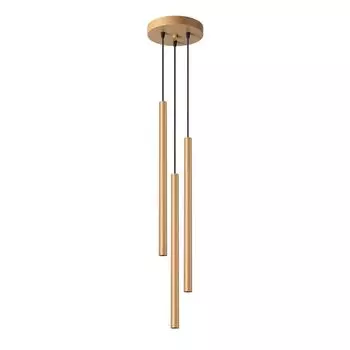 Подвесной светильник PASTELO 3P gold 3xG9 8W сталь 115x19,5x19,5см Sollux Lighting, золото